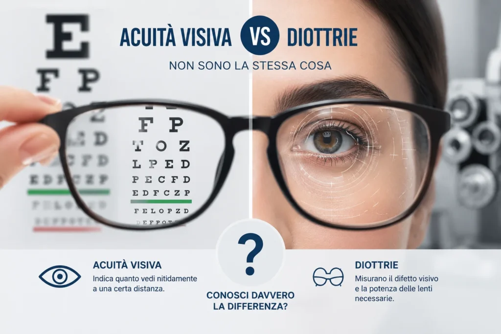 Blog acuità visiva vs diottrie