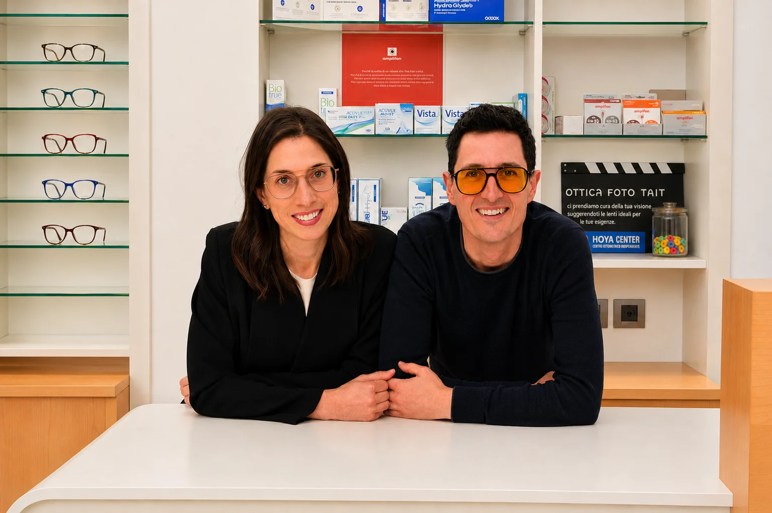 Il team di professionisti ottica foto tait mezzolombardo