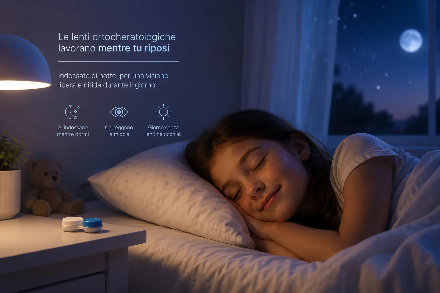 Ortocheratologia - lenti notturne per vedere bene di giorno